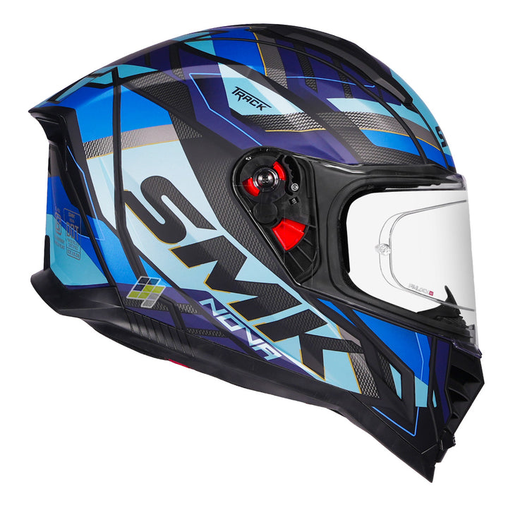 SMK Nova Track Helmet matt blue