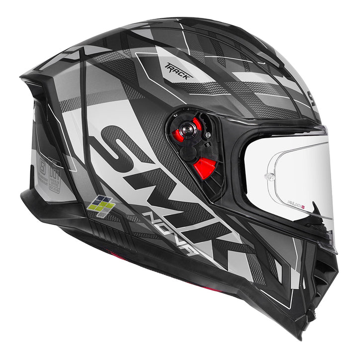 SMK Nova Track Helmet matt grey