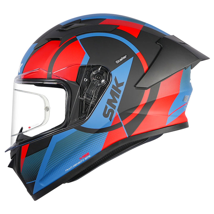 SMK Stellar Sports Faro Helmet red side