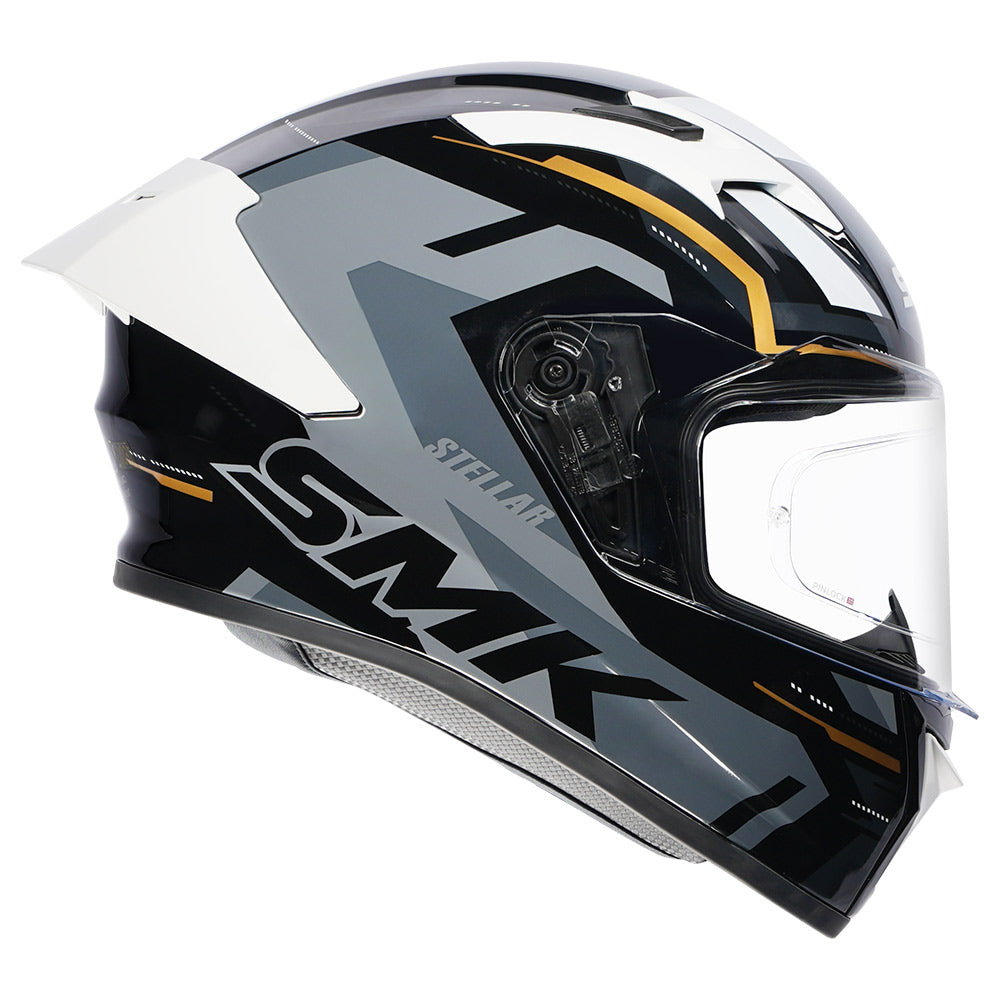 SMK Stellar Sports K Power Helmet gloss grey