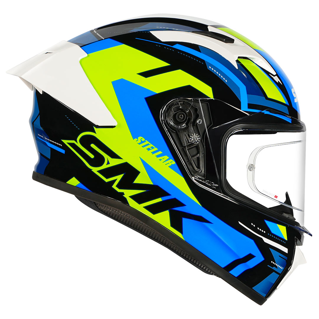 SMK Stellar Sports K Power Helmet fluorescent yellow