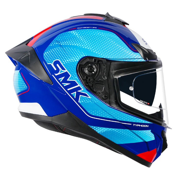 SMK Typhoon Mystic Helmet blue