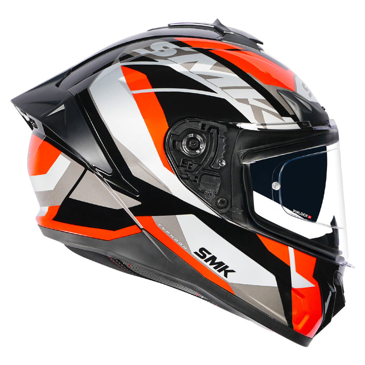 SMK Typhoon Style Helmet red