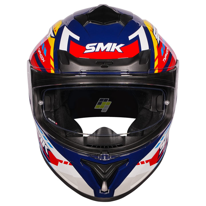 SMK Typhoon Sports Tourer Helmet multicolor front