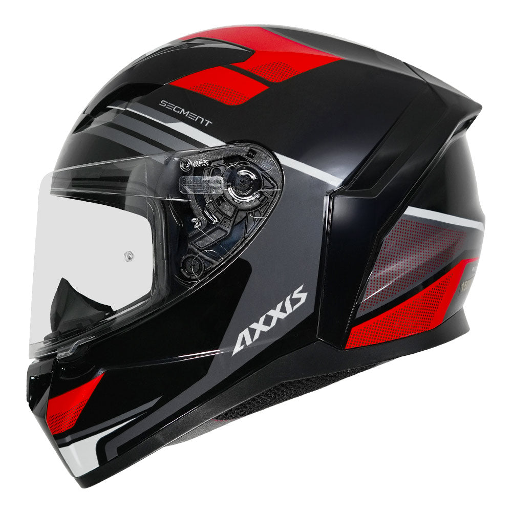 Axxis Segment Visual Helmet red side
