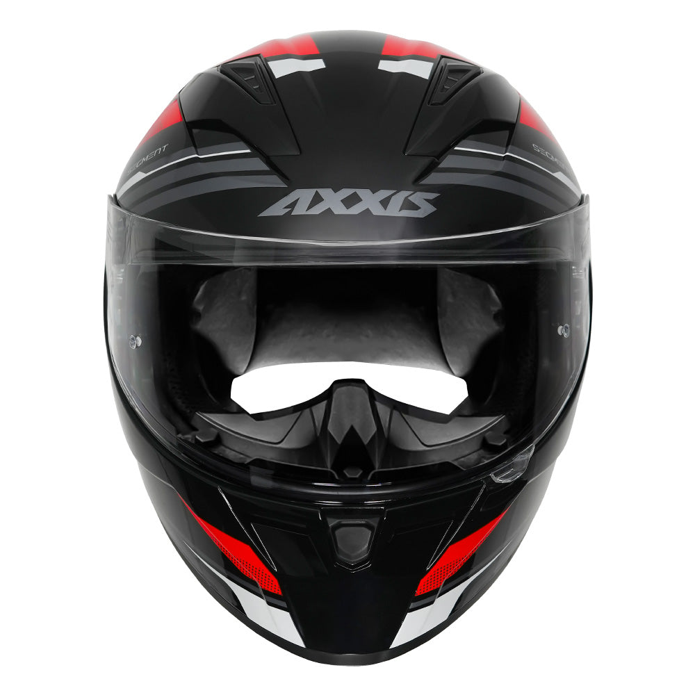 Axxis Segment Visual Helmet red front