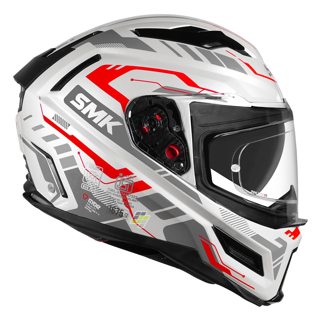 SMK Agnar Tektron Helmet red