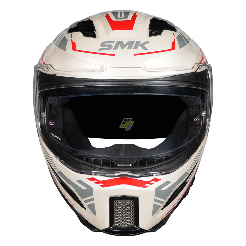 SMK Agnar Tektron Helmet red front