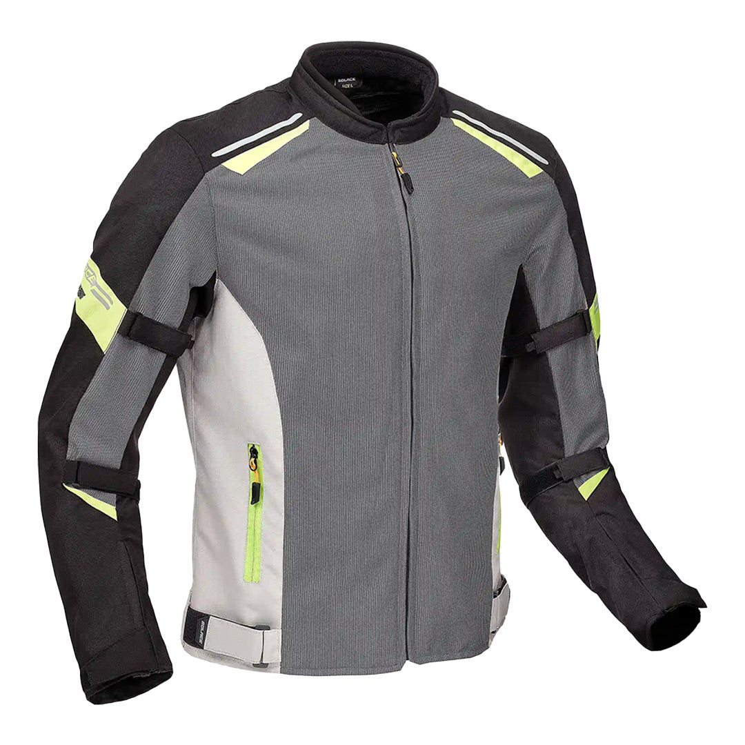 Solace Air-X V3 Riding Jacket grey neon