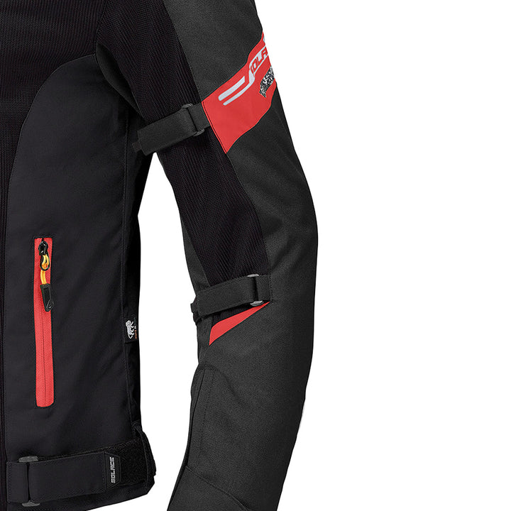 Solace Air-X V3 Riding Jacket black red