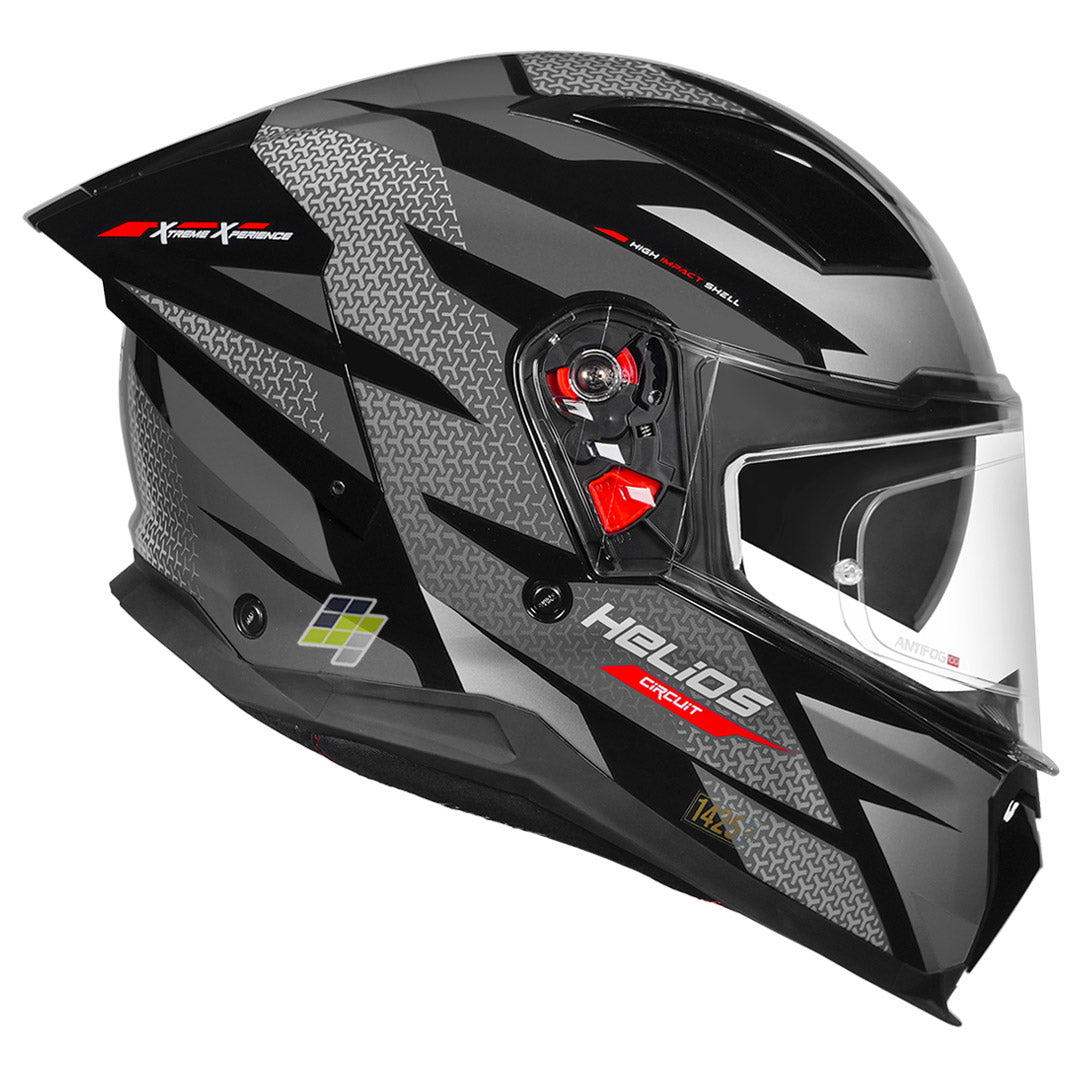 STUDDS Helios Circuit Helmet grey