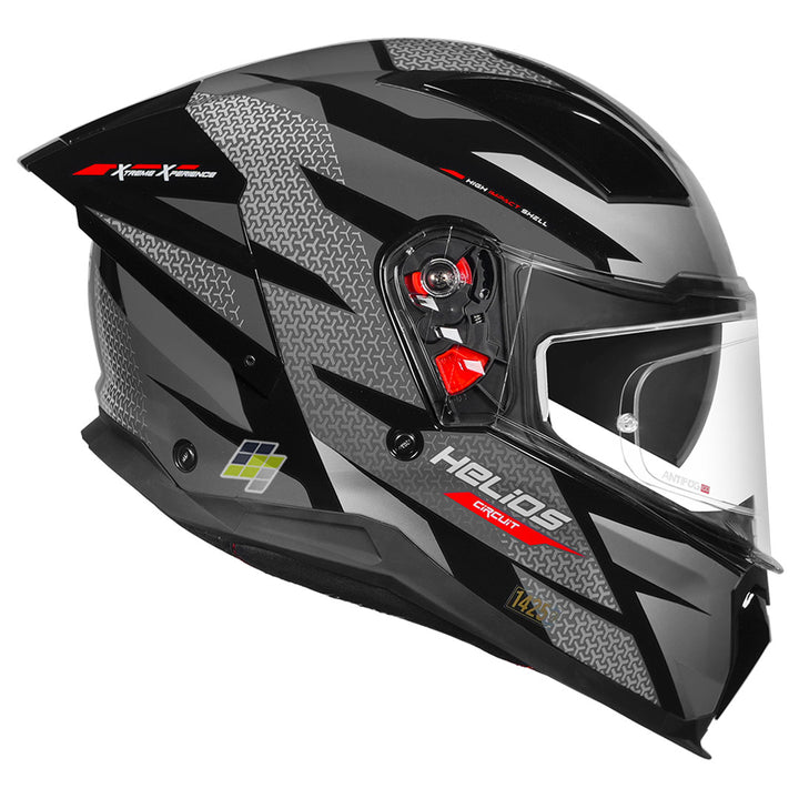 STUDDS Helios Circuit Helmet grey