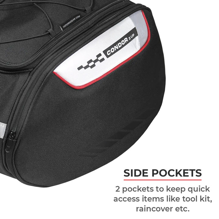 Viaterra Condor 2UP 100% Waterproof Saddle Bag side pockets