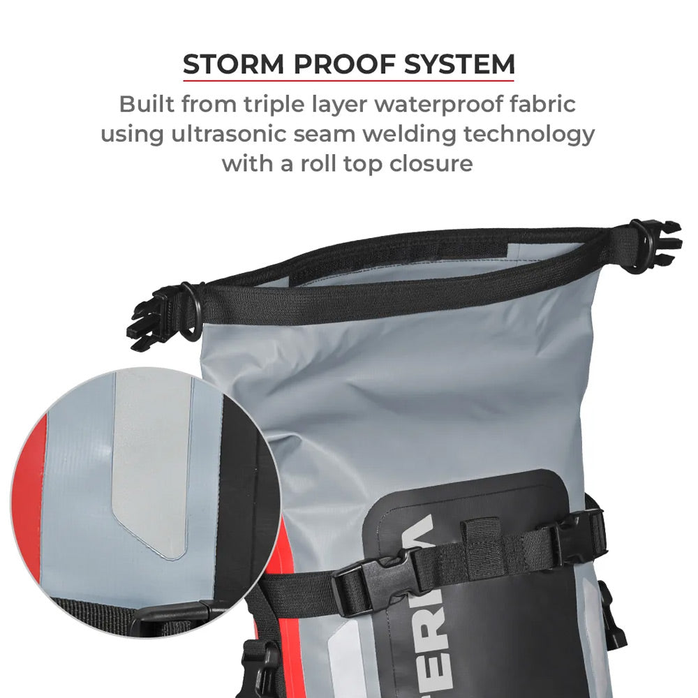 Viaterra Drybag 8L Waterproof Tail Bag fabric