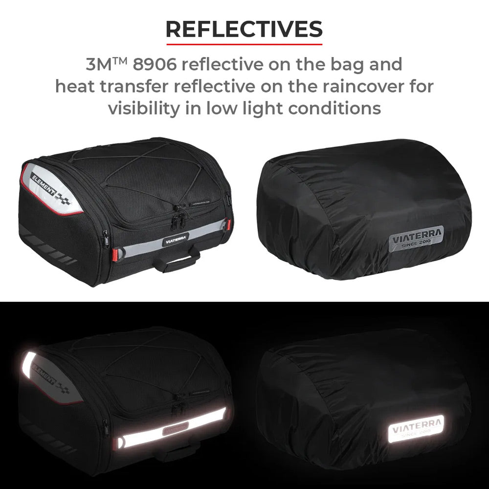 Viaterra Element Tail Bag reflectives