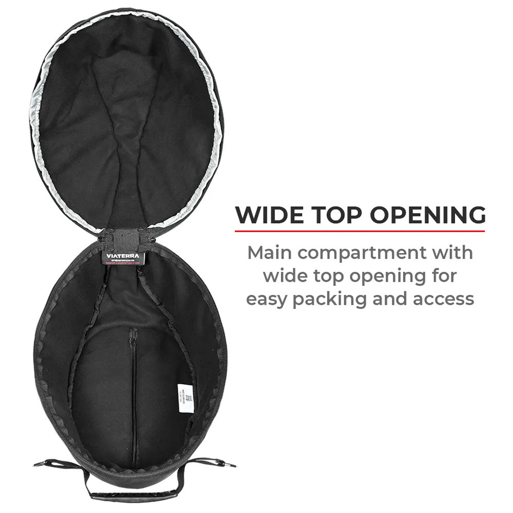 Viaterra Essentials Helmet Bag inside