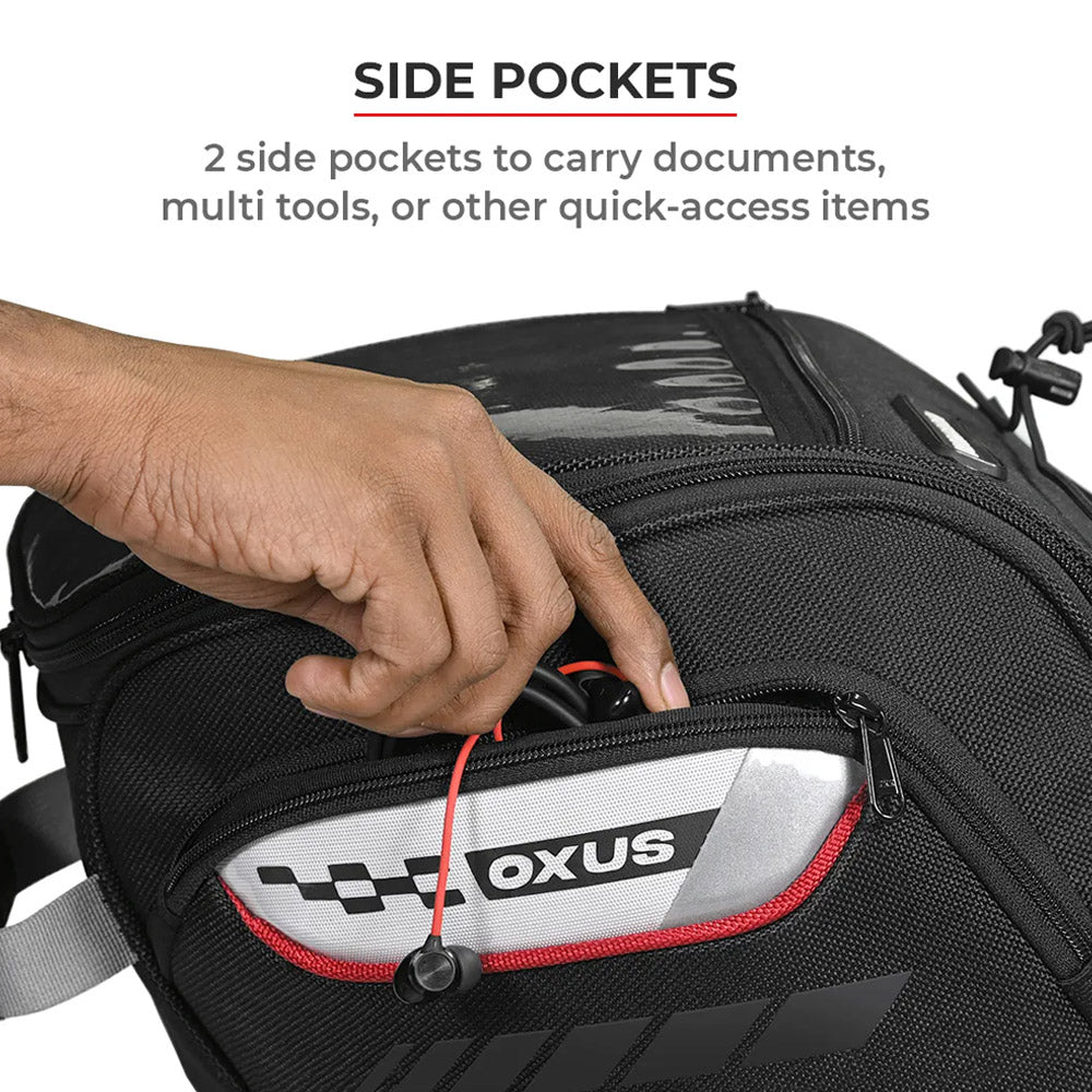 Viaterra Oxus Magnetic Tank Bag pockets