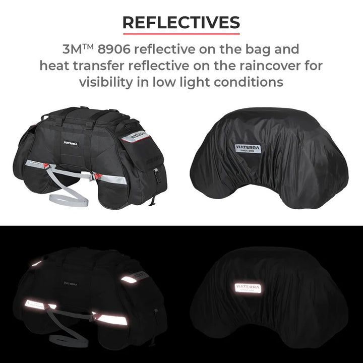 Viaterra Claw Mini(48L) Waterproof Tail bag rain cover