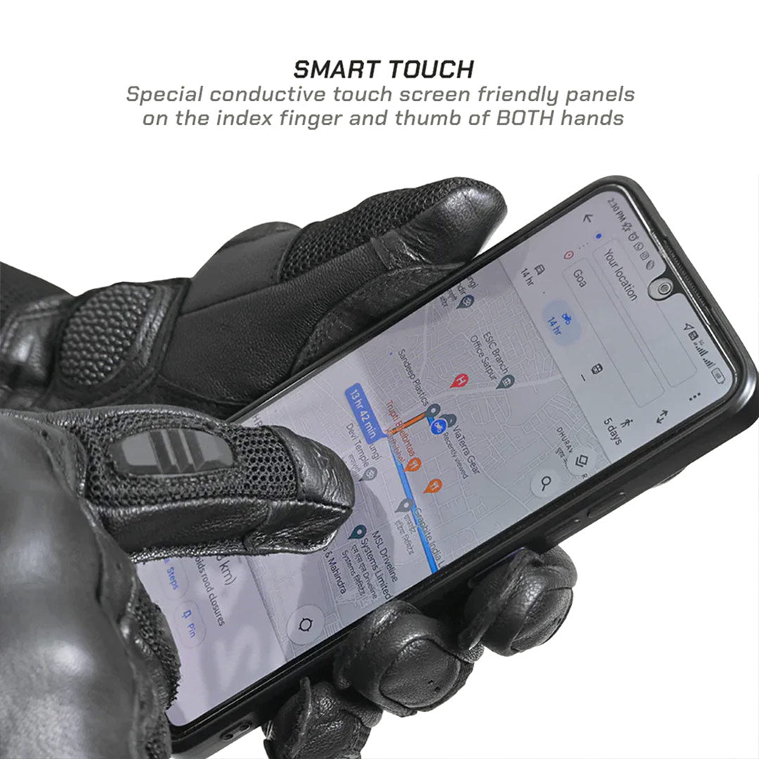 Viaterra Kruger Riding Gloves touch friendly