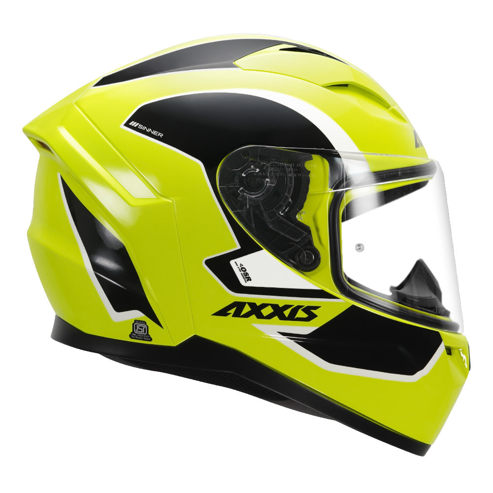 Axxis Segment Sinner Helmet fluorescent yellow