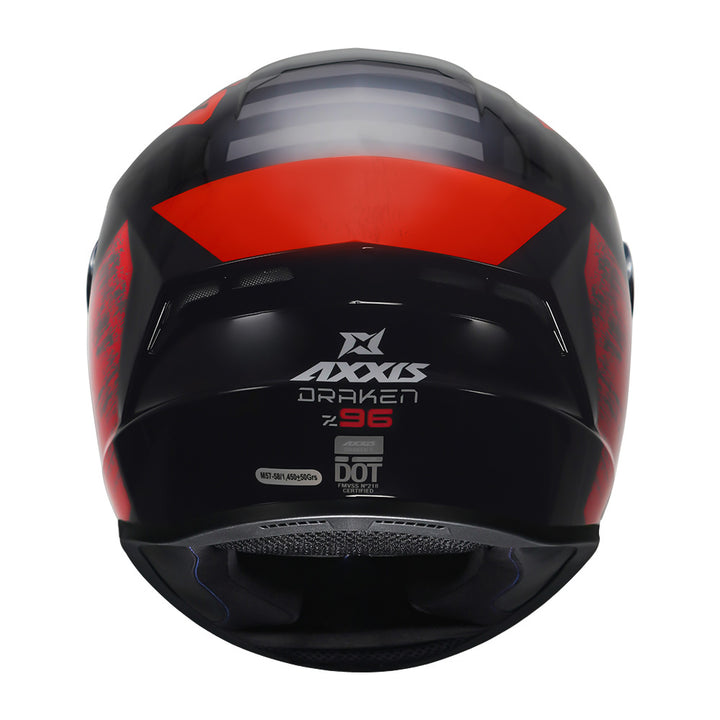 Axxis Draken S Z96 full face motorcycle Helmet red