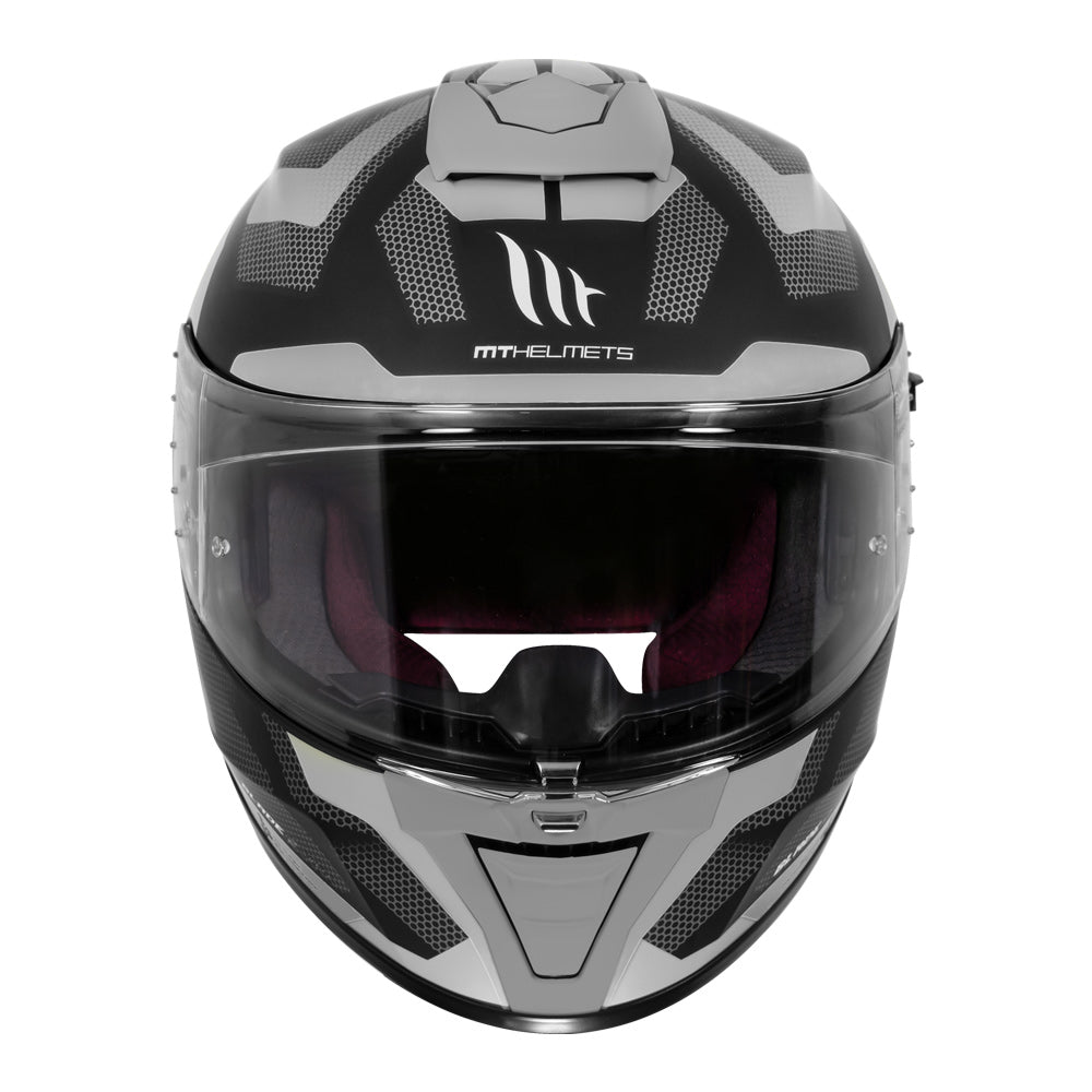 MT Blade 2SV Finishline Bike Helmet Grey front