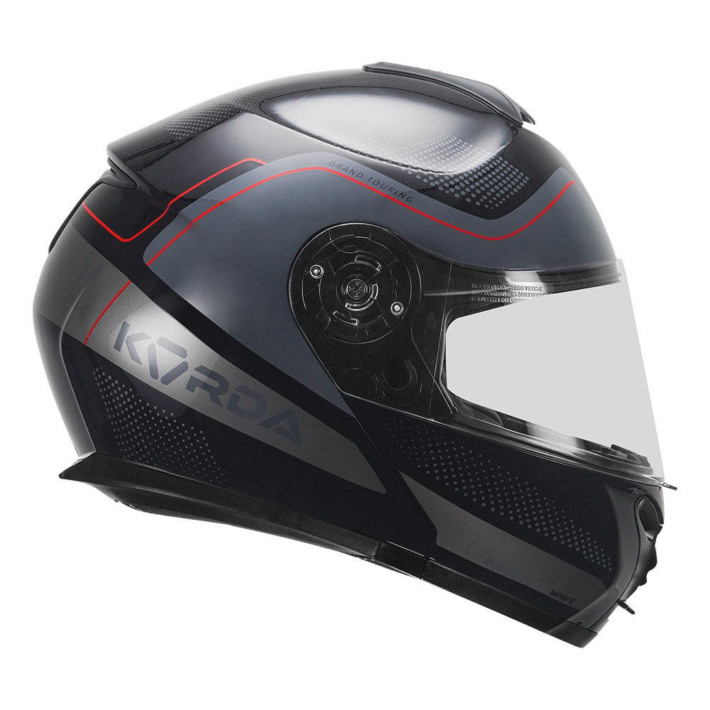 Korda Discovery Wave Modular Helmet red side view