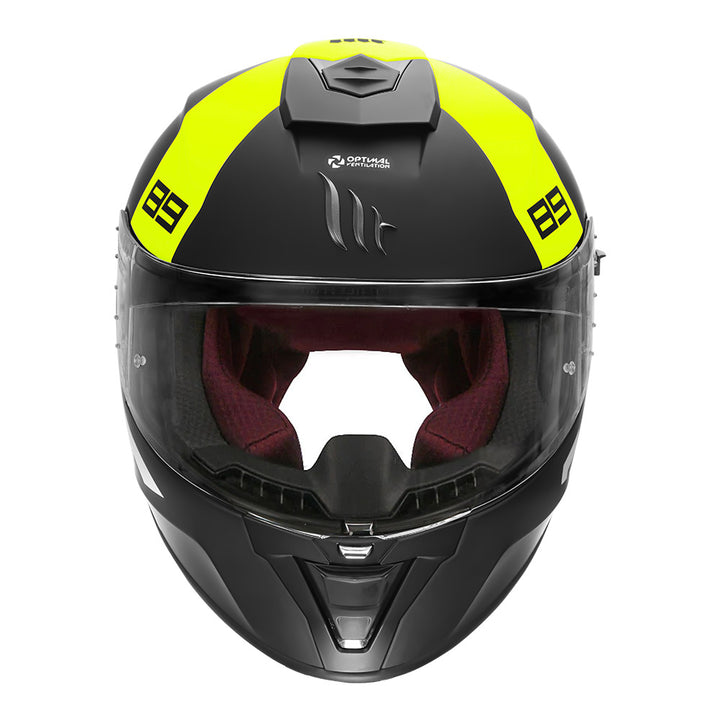 MT Helmet Blade 2SV 89 Fluorescent yellow