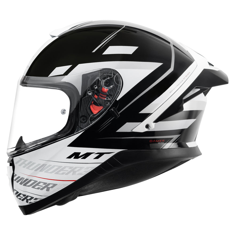 MT Thunder3 Pro Damer Helmet white side