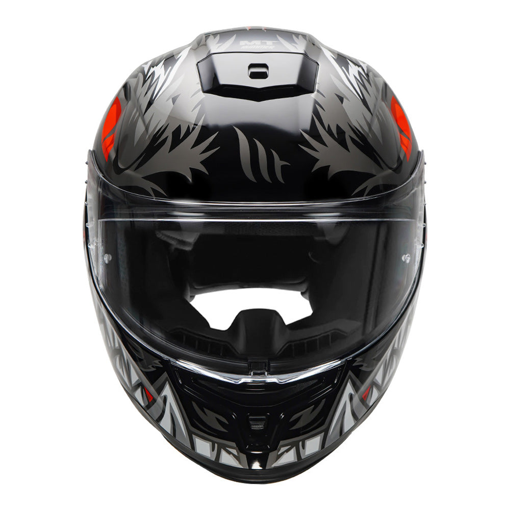 MT Hummer Lycan Gloss Motorcycle Helmet Black