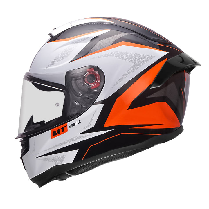 MT Hummer Stark Motorcycle helmet orange