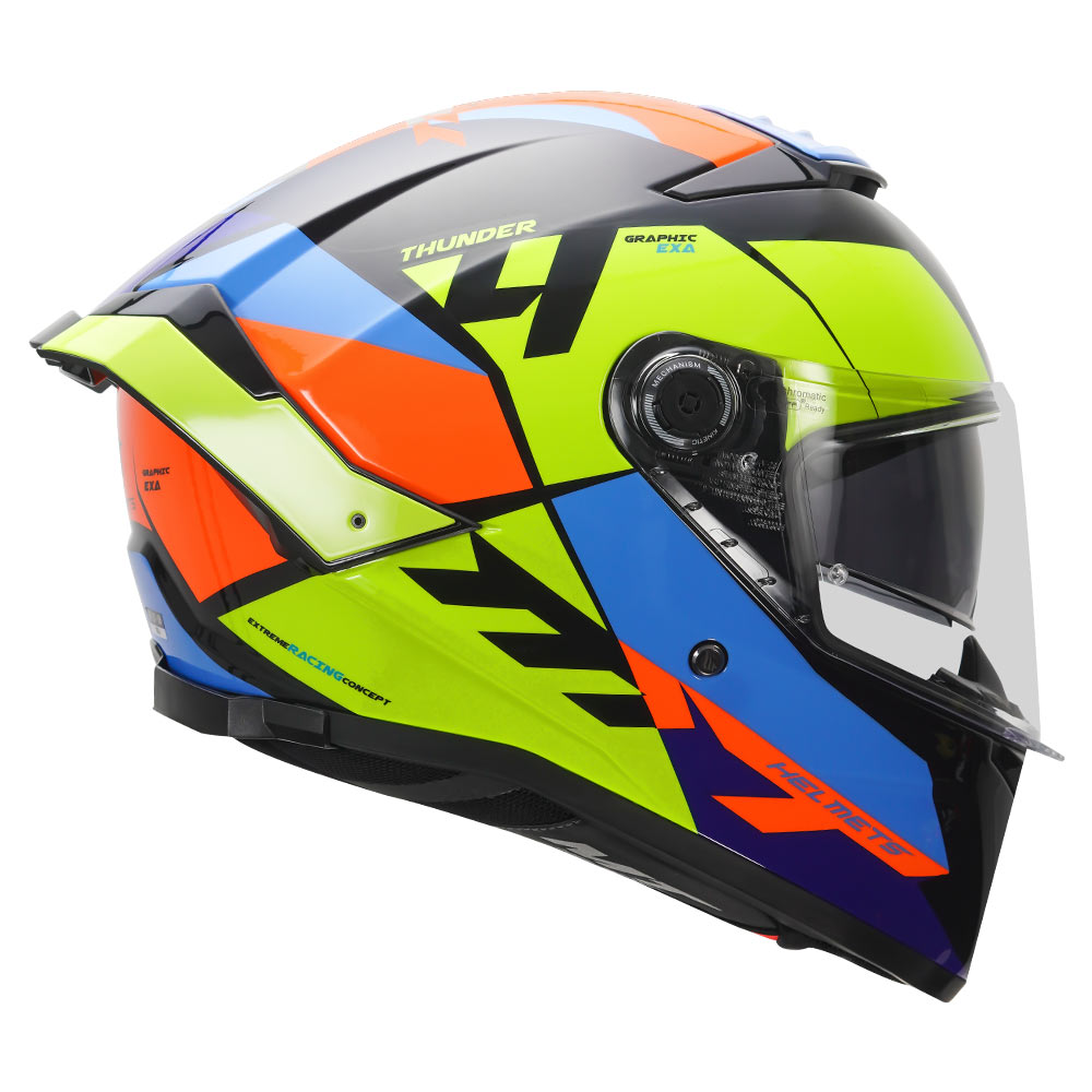 MT Thunder4 EXA Motorcycle Helmet multi color side