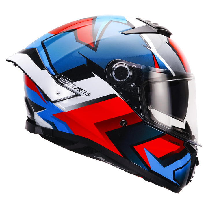 MT Thunder4 SV Perverse Motorcycle Helmet Red