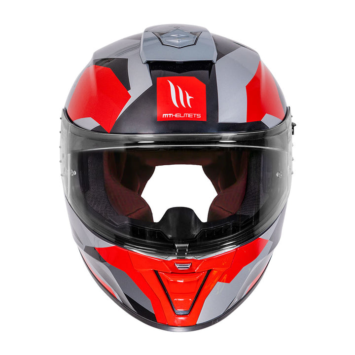 MT Blade 2SV Fade Helmet red front