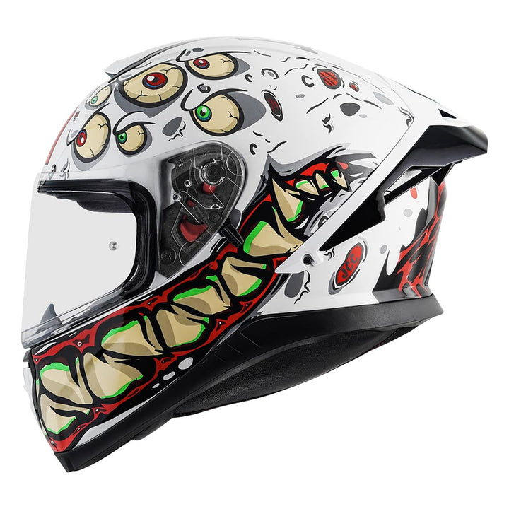 MT Thunder3 Pro Yarn Helmet white side
