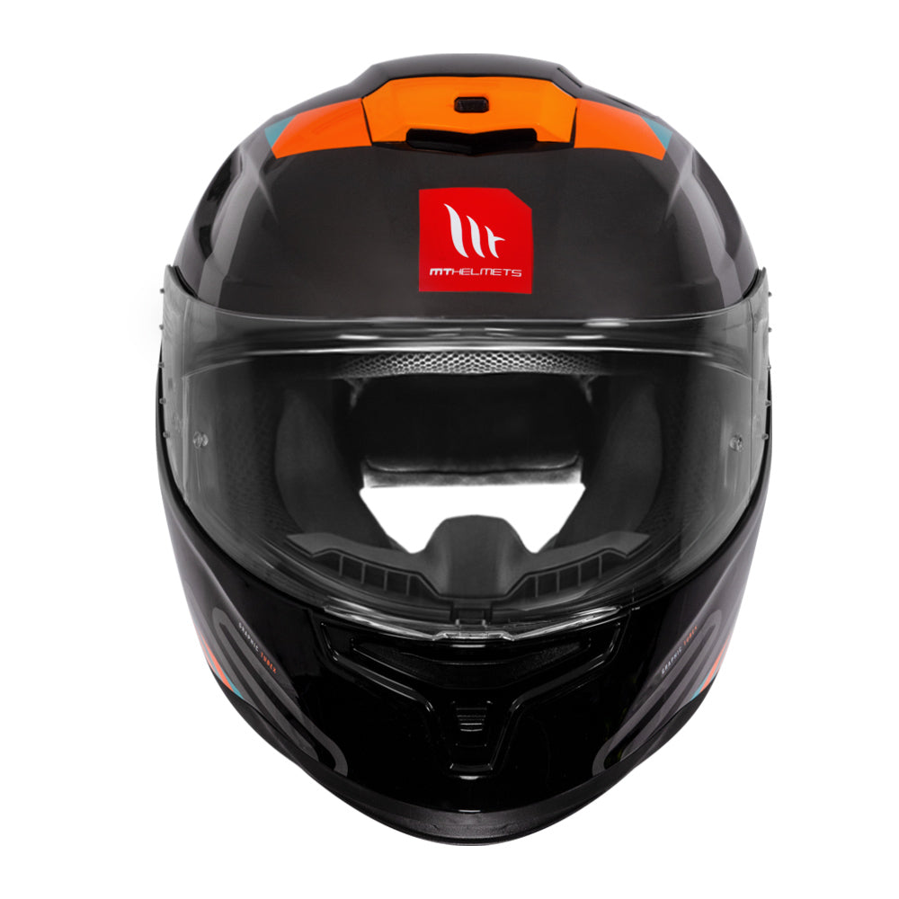 MT Hummer TubeX Helmet fluorescent orange front