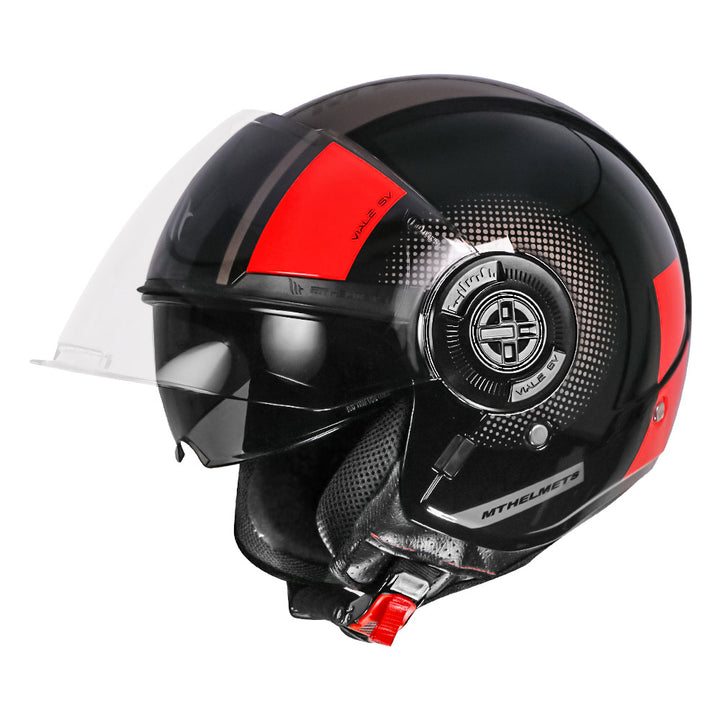 MT Viale Phantom Open face Helmet red